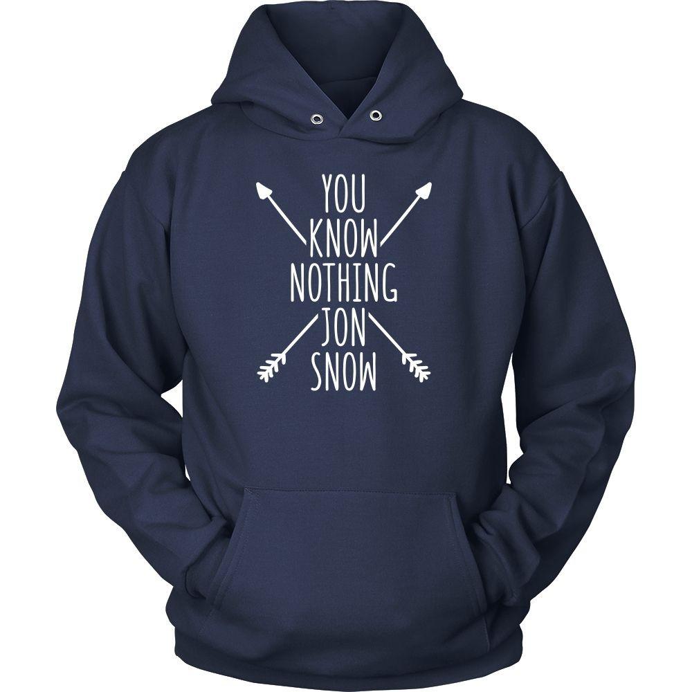 Game of Thrones T Shirt - You Know Nothing Jon Snow - TV & Movies-T-shirt-Teelime | shirts-hoodies-mugs