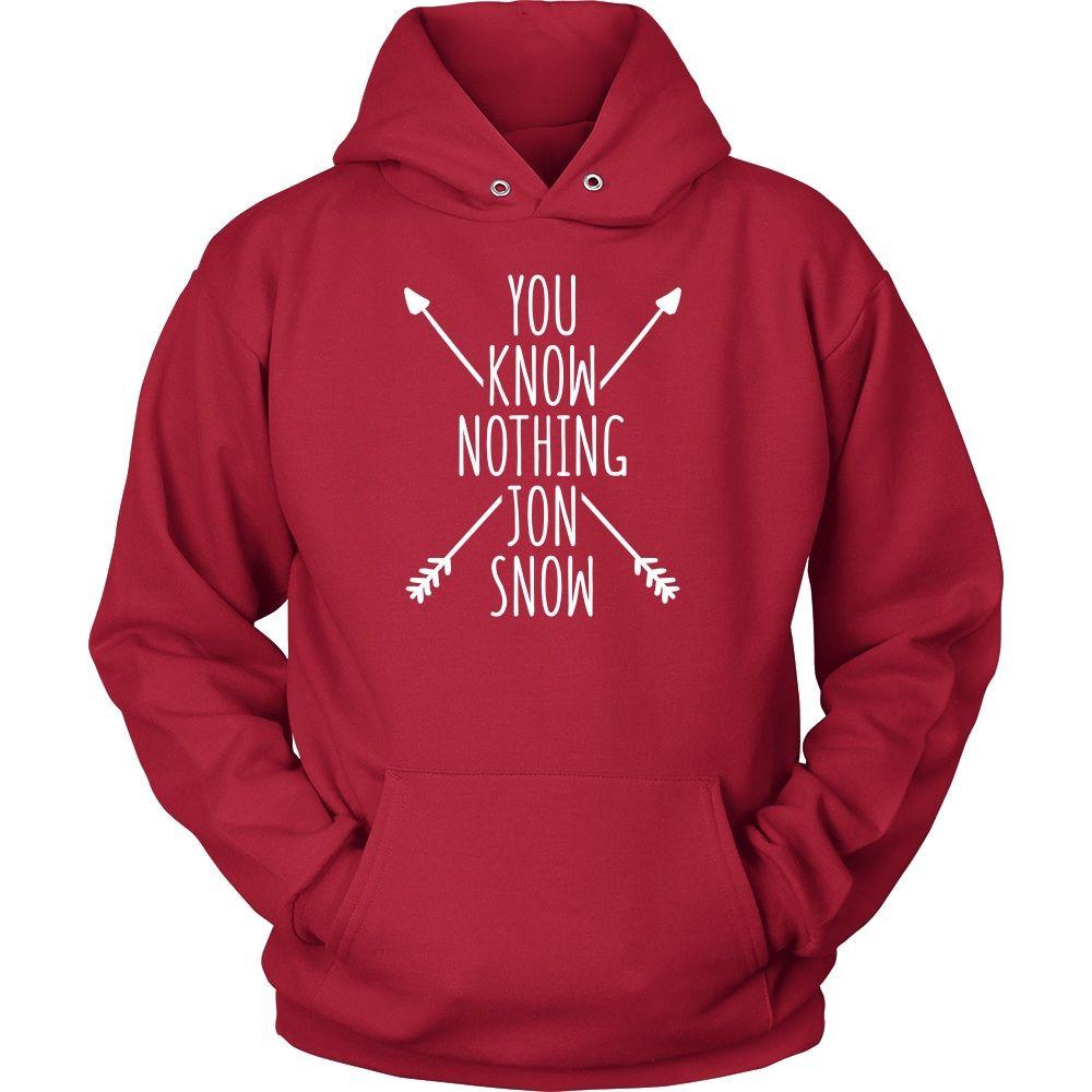 Game of Thrones T Shirt - You Know Nothing Jon Snow - TV & Movies-T-shirt-Teelime | shirts-hoodies-mugs