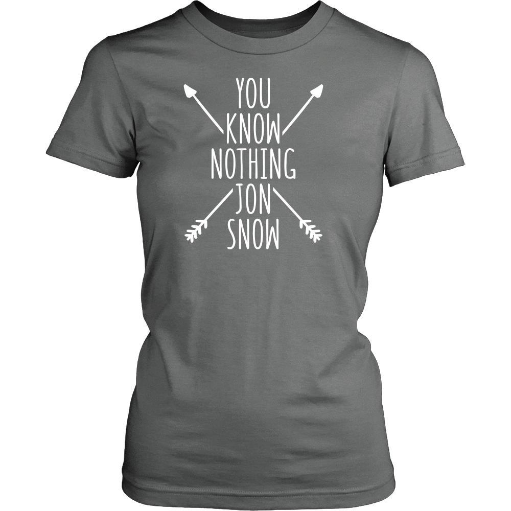 Game of Thrones T Shirt - You Know Nothing Jon Snow - TV & Movies-T-shirt-Teelime | shirts-hoodies-mugs