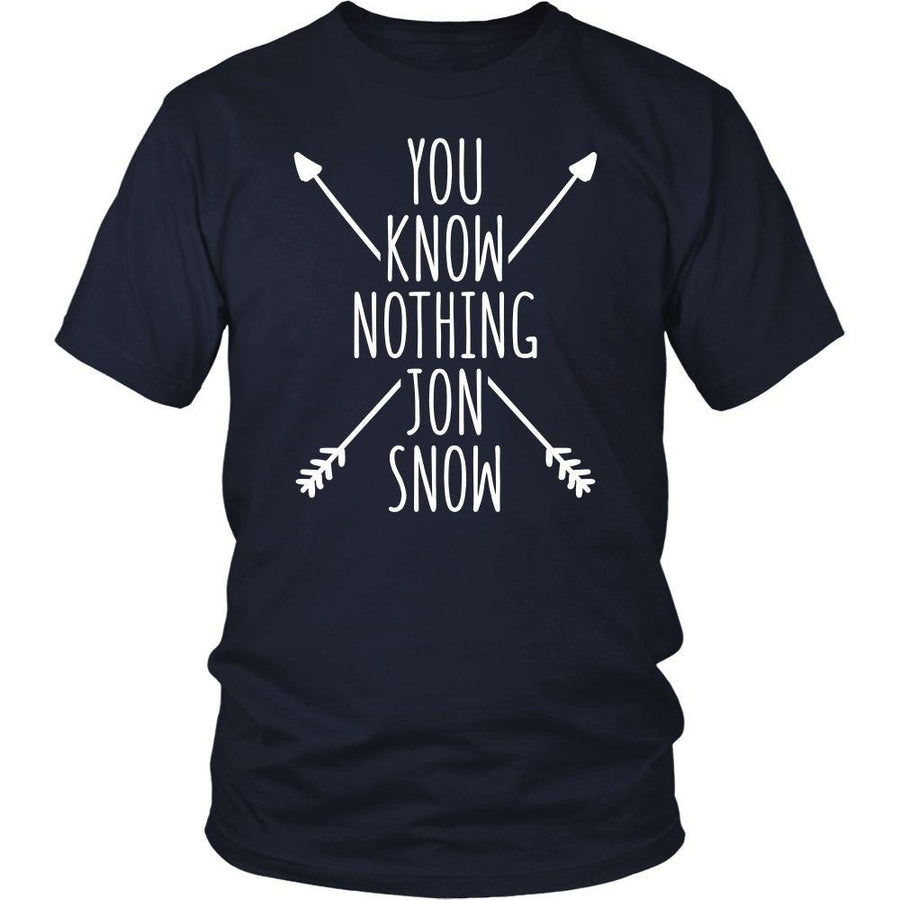 Game of Thrones T Shirt - You Know Nothing Jon Snow - TV & Movies-T-shirt-Teelime | shirts-hoodies-mugs