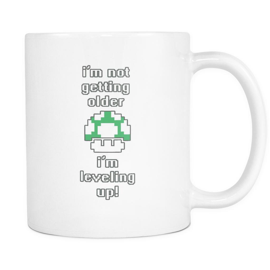 Gamer Gifts - I'm leveling up mug - Gamer Mug Gamer Coffee Mug (11oz) White