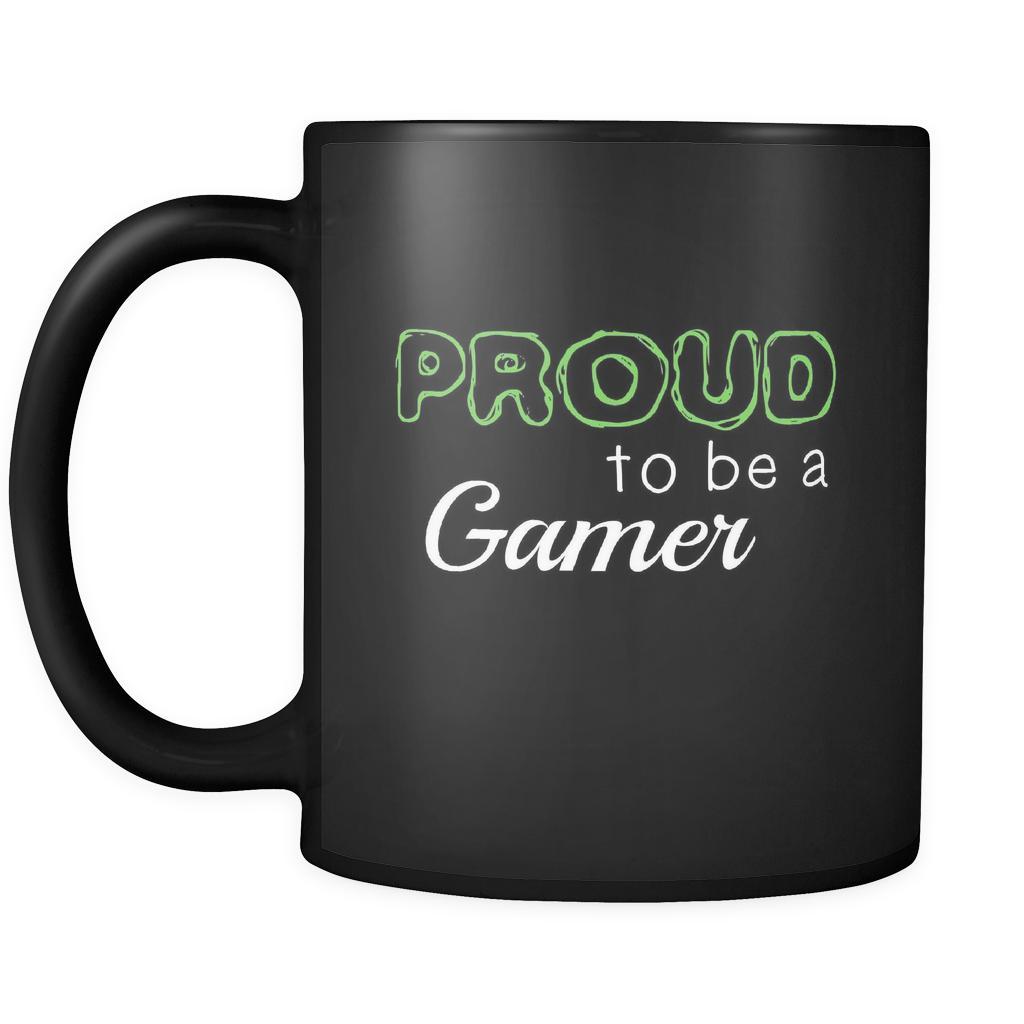 Gamer Proud To Be A Gamer 11oz Black Mug