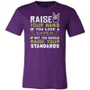 Gamer Shirt - Raise your hand if you love Gamer, if not raise your standards - Profession Gift-T-shirt-Teelime | shirts-hoodies-mugs