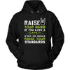 Gamer Shirt - Raise your hand if you love Gamer, if not raise your standards - Profession Gift-T-shirt-Teelime | shirts-hoodies-mugs