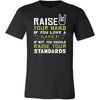 Gamer Shirt - Raise your hand if you love Gamer, if not raise your standards - Profession Gift-T-shirt-Teelime | shirts-hoodies-mugs