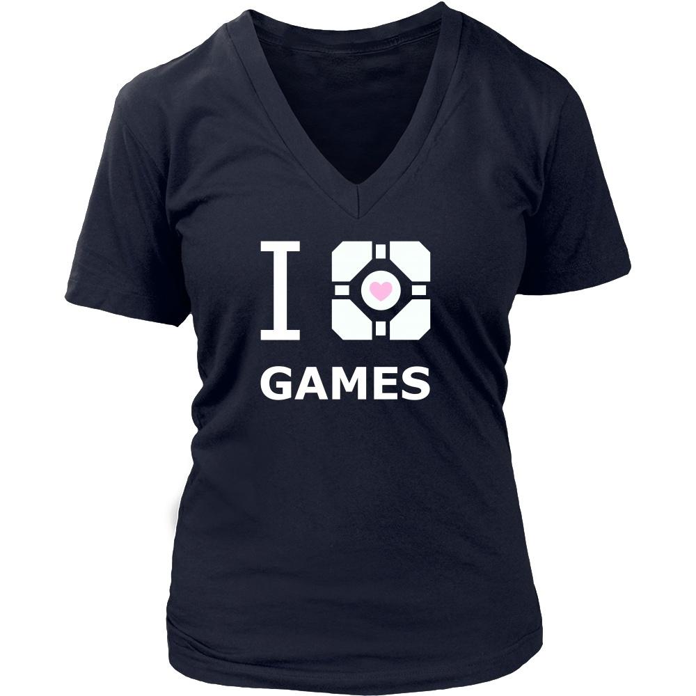 Gamer T Shirt - Companion Cube-T-shirt-Teelime | shirts-hoodies-mugs