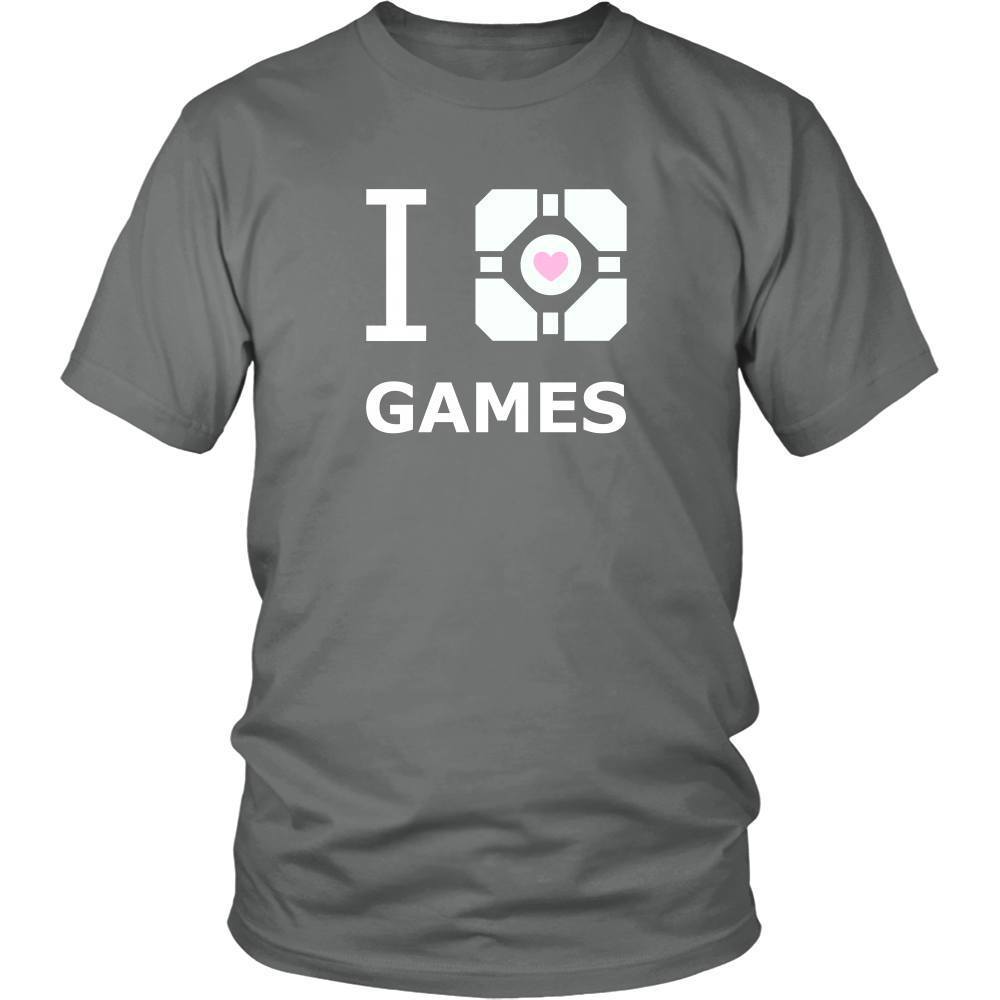 Gamer T Shirt - Companion Cube-T-shirt-Teelime | shirts-hoodies-mugs