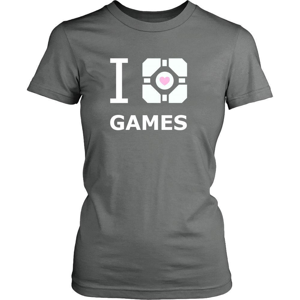 Gamer T Shirt - Companion Cube-T-shirt-Teelime | shirts-hoodies-mugs