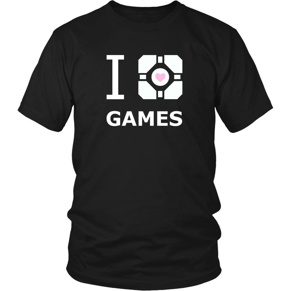 Gamer T Shirt - Companion Cube-T-shirt-Teelime | shirts-hoodies-mugs