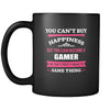 Gamer You can't buy happiness but you can become a Gamer and that's pretty much the same thing 11oz Black Mug-Drinkware-Teelime | shirts-hoodies-mugs
