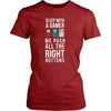 Gaming T Shirt - Sleep with a Gamer We push all the right buttons-T-shirt-Teelime | shirts-hoodies-mugs