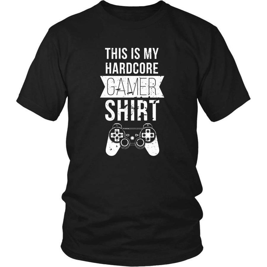 Gaming T Shirt - This is my hardcore Gamer shirt-T-shirt-Teelime | shirts-hoodies-mugs