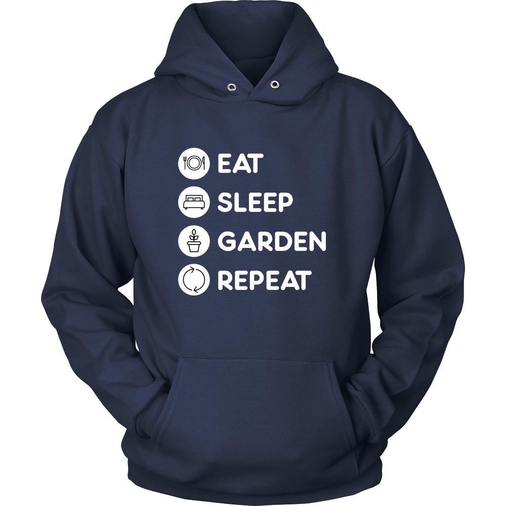 Gardening - Eat Sleep Garden Repeat - Planting Hobby Shirt-T-shirt-Teelime | shirts-hoodies-mugs
