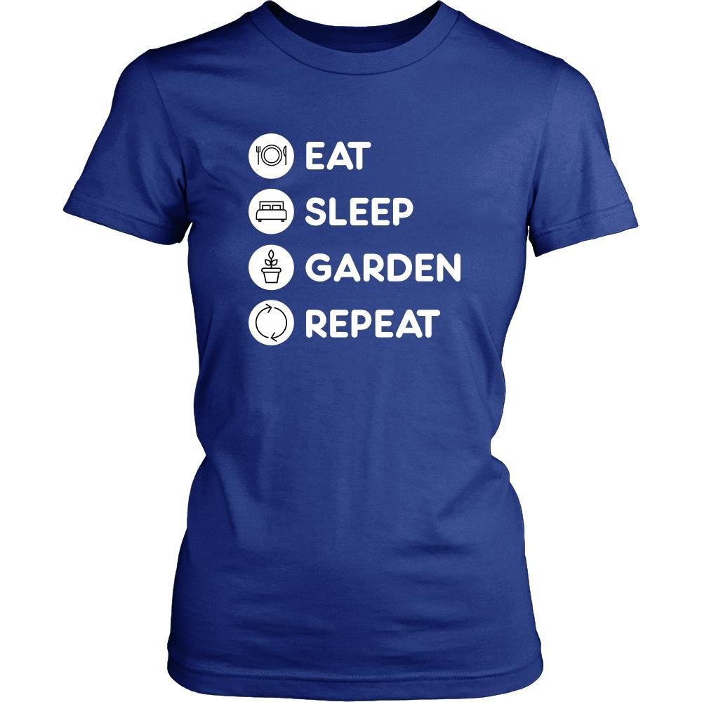 Gardening - Eat Sleep Garden Repeat - Planting Hobby Shirt-T-shirt-Teelime | shirts-hoodies-mugs