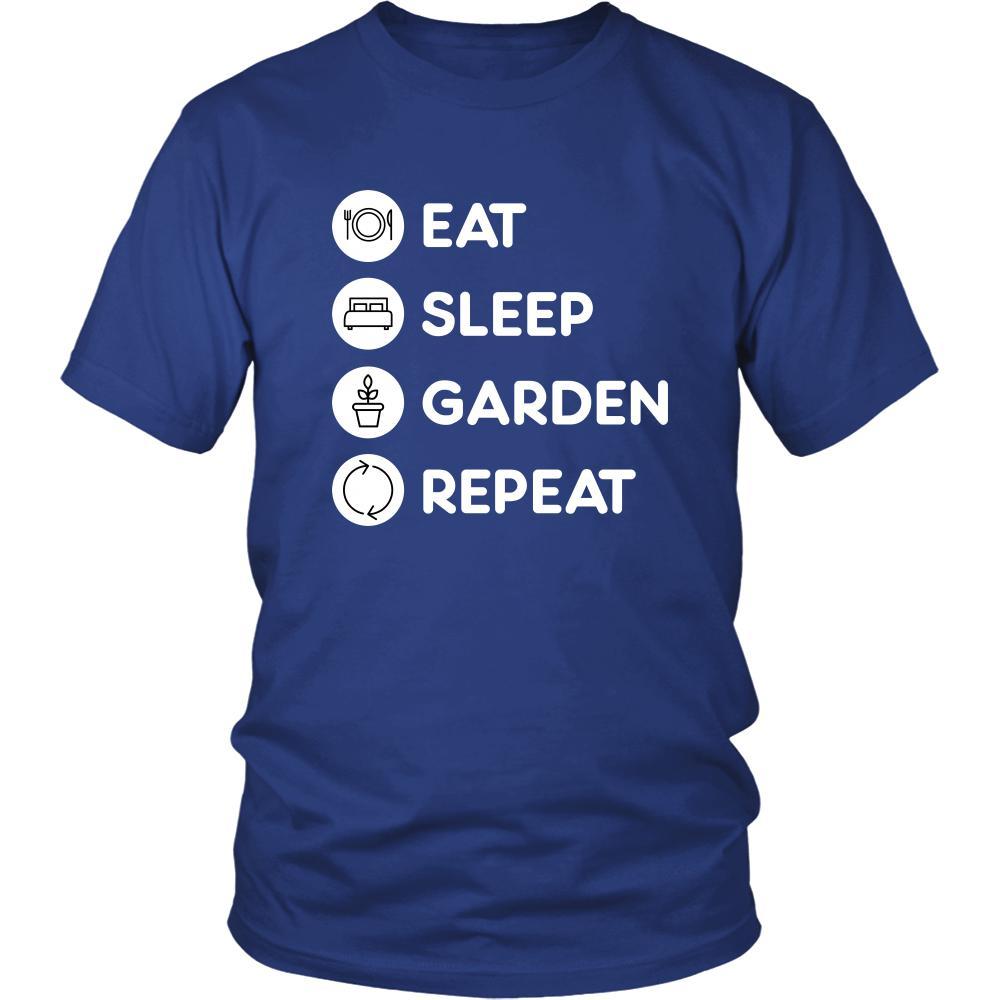 Gardening - Eat Sleep Garden Repeat - Planting Hobby Shirt-T-shirt-Teelime | shirts-hoodies-mugs