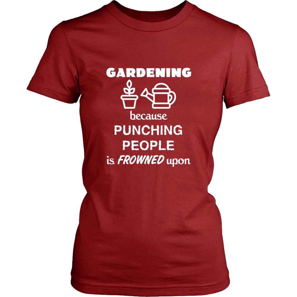 Gardening - Gardening Because punching people is frowned upon - Planting Hoby Shirt-T-shirt-Teelime | shirts-hoodies-mugs