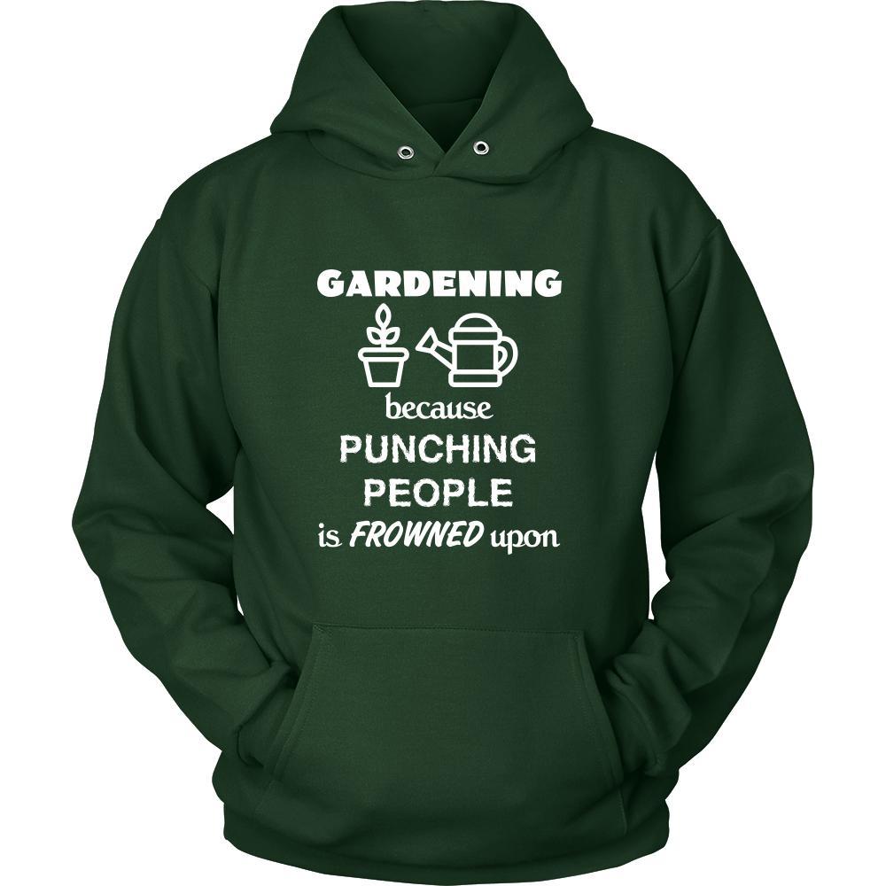 Gardening - Gardening Because punching people is frowned upon - Planting Hoby Shirt-T-shirt-Teelime | shirts-hoodies-mugs