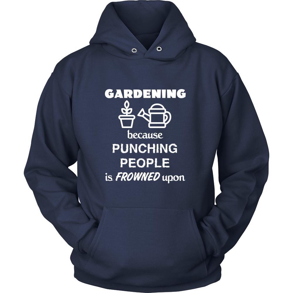 Gardening - Gardening Because punching people is frowned upon - Planting Hoby Shirt-T-shirt-Teelime | shirts-hoodies-mugs