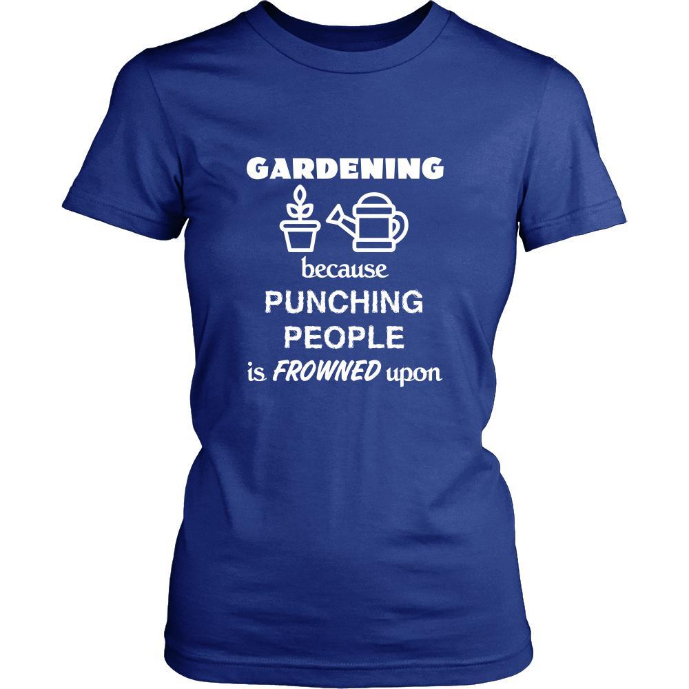 Gardening - Gardening Because punching people is frowned upon - Planting Hoby Shirt-T-shirt-Teelime | shirts-hoodies-mugs