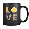 Gardening - LOVE Gardening - 11oz Black Mug-Drinkware-Teelime | shirts-hoodies-mugs