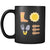 Gardening - LOVE Gardening  - 11oz Black Mug
