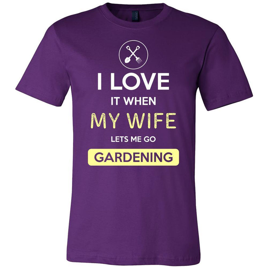 Gardening Shirt - I love it when my wife lets me go Gardening - Hobby Gift-T-shirt-Teelime | shirts-hoodies-mugs