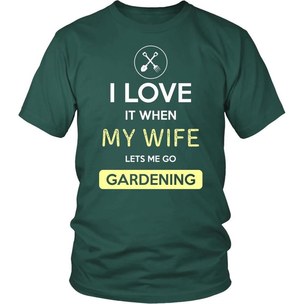 Gardening Shirt - I love it when my wife lets me go Gardening - Hobby Gift-T-shirt-Teelime | shirts-hoodies-mugs