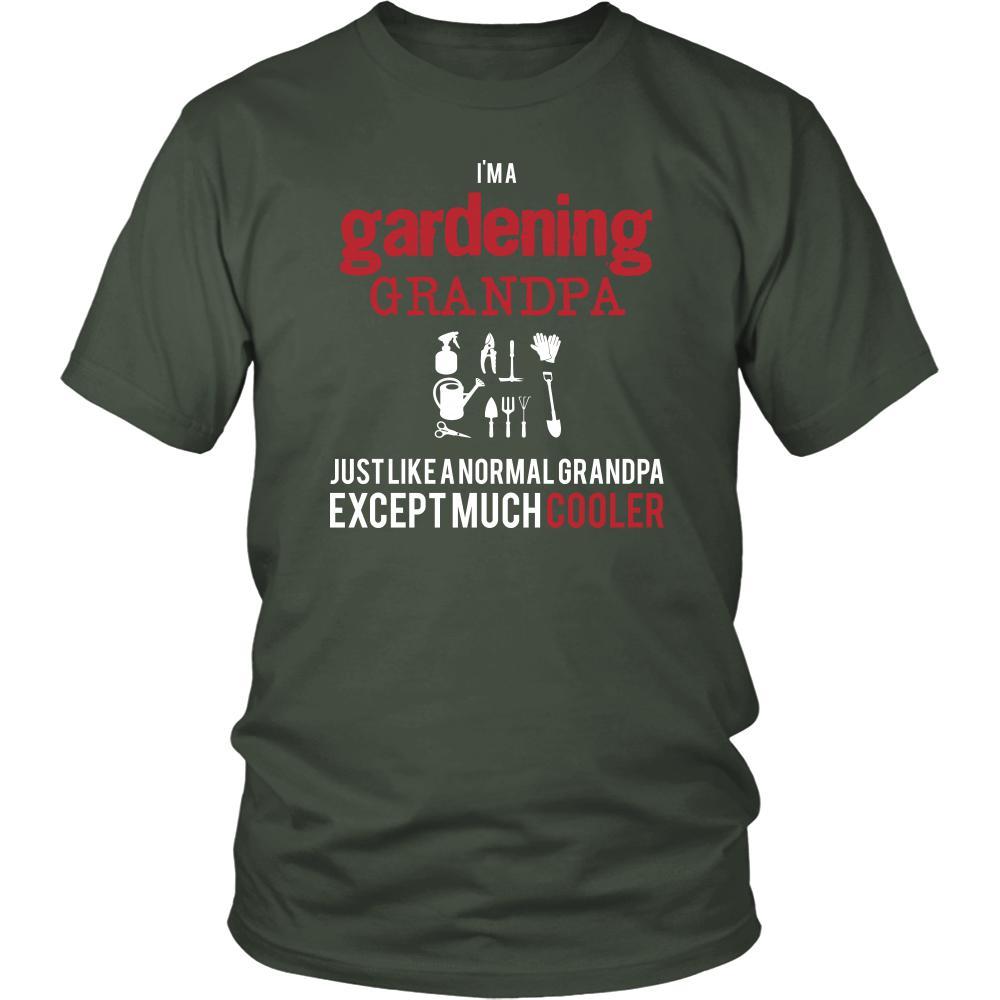 Gardening Shirt - I'm a gardening grandpa just like a normal grandpa except much cooler Grandfather Hobby Gift-T-shirt-Teelime | shirts-hoodies-mugs