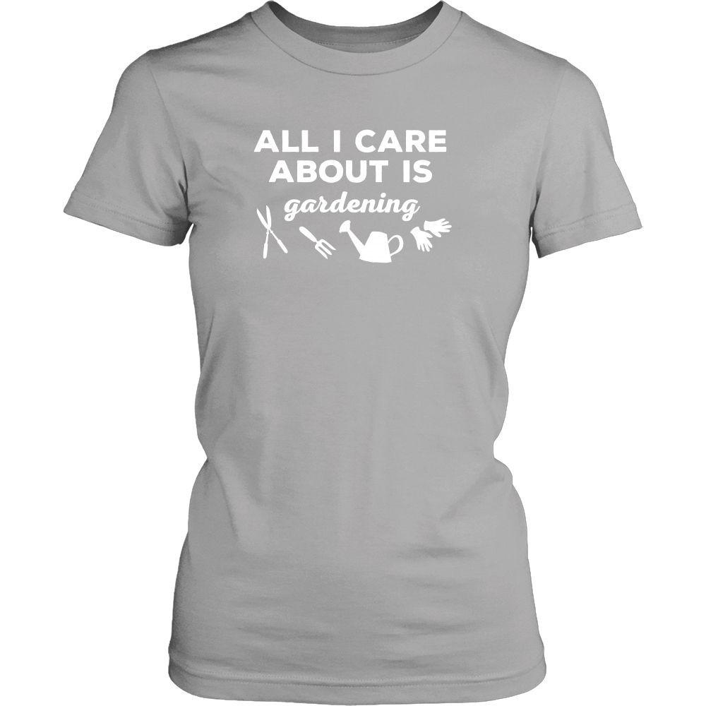 Gardening T Shirt - All I care about is Gardening-T-shirt-Teelime | shirts-hoodies-mugs