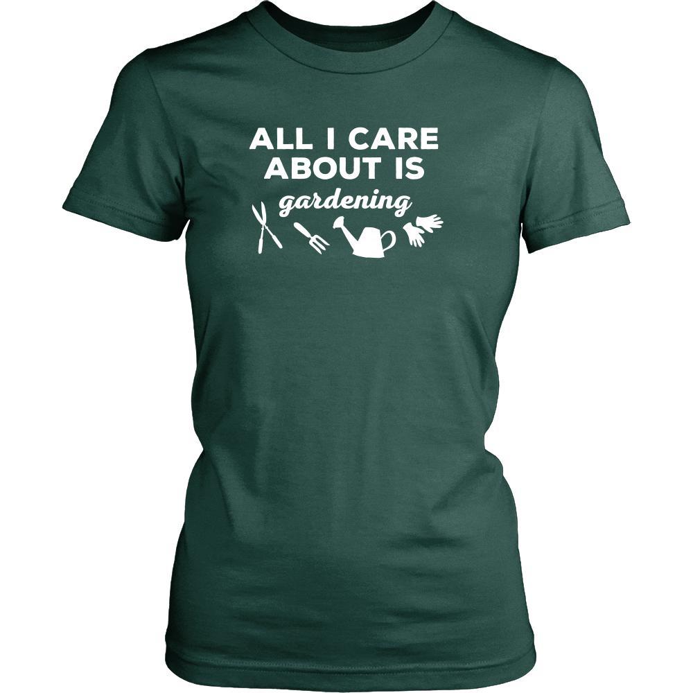 Gardening T Shirt - All I care about is Gardening-T-shirt-Teelime | shirts-hoodies-mugs
