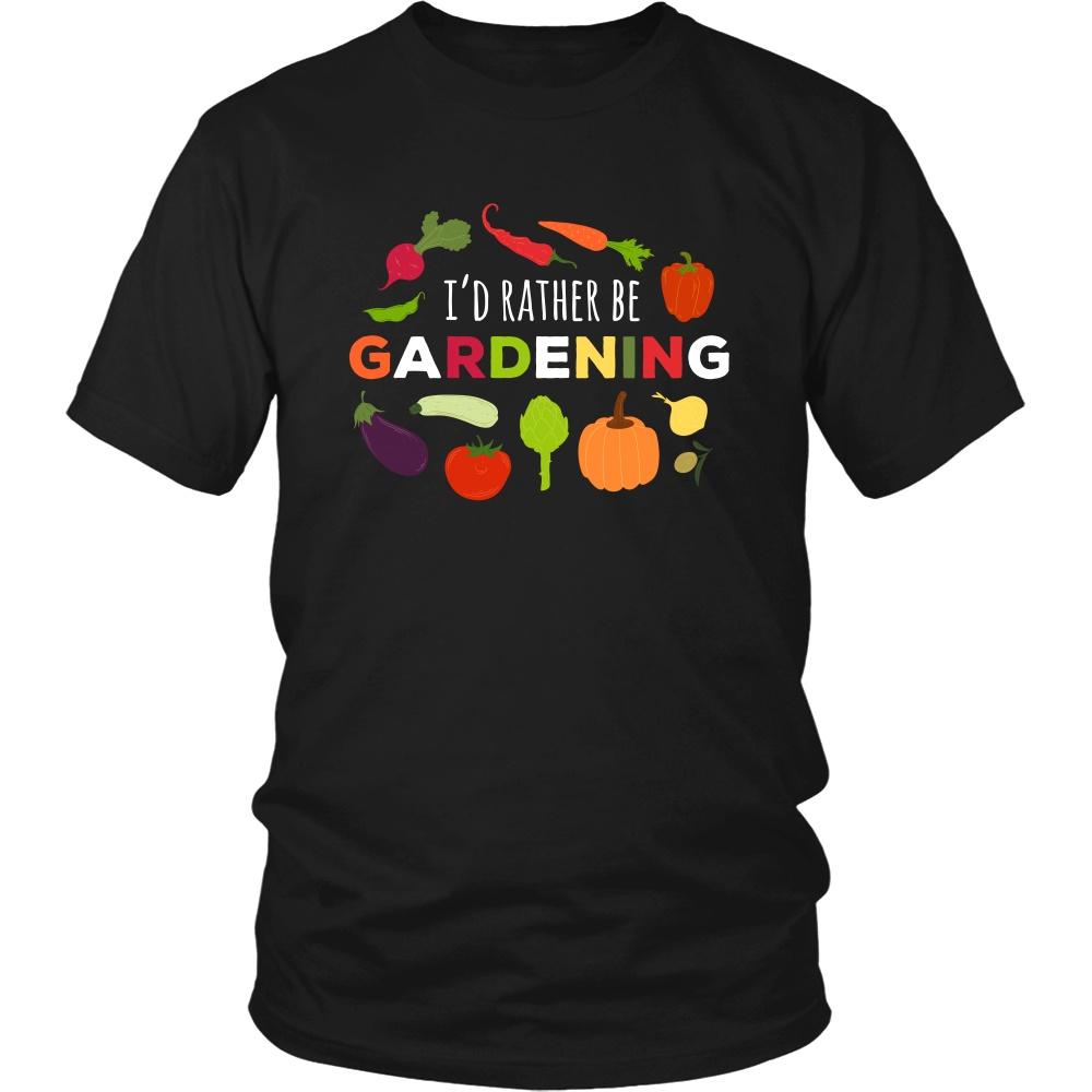 Gardening T Shirt - I'd rather be Gardening-T-shirt-Teelime | shirts-hoodies-mugs
