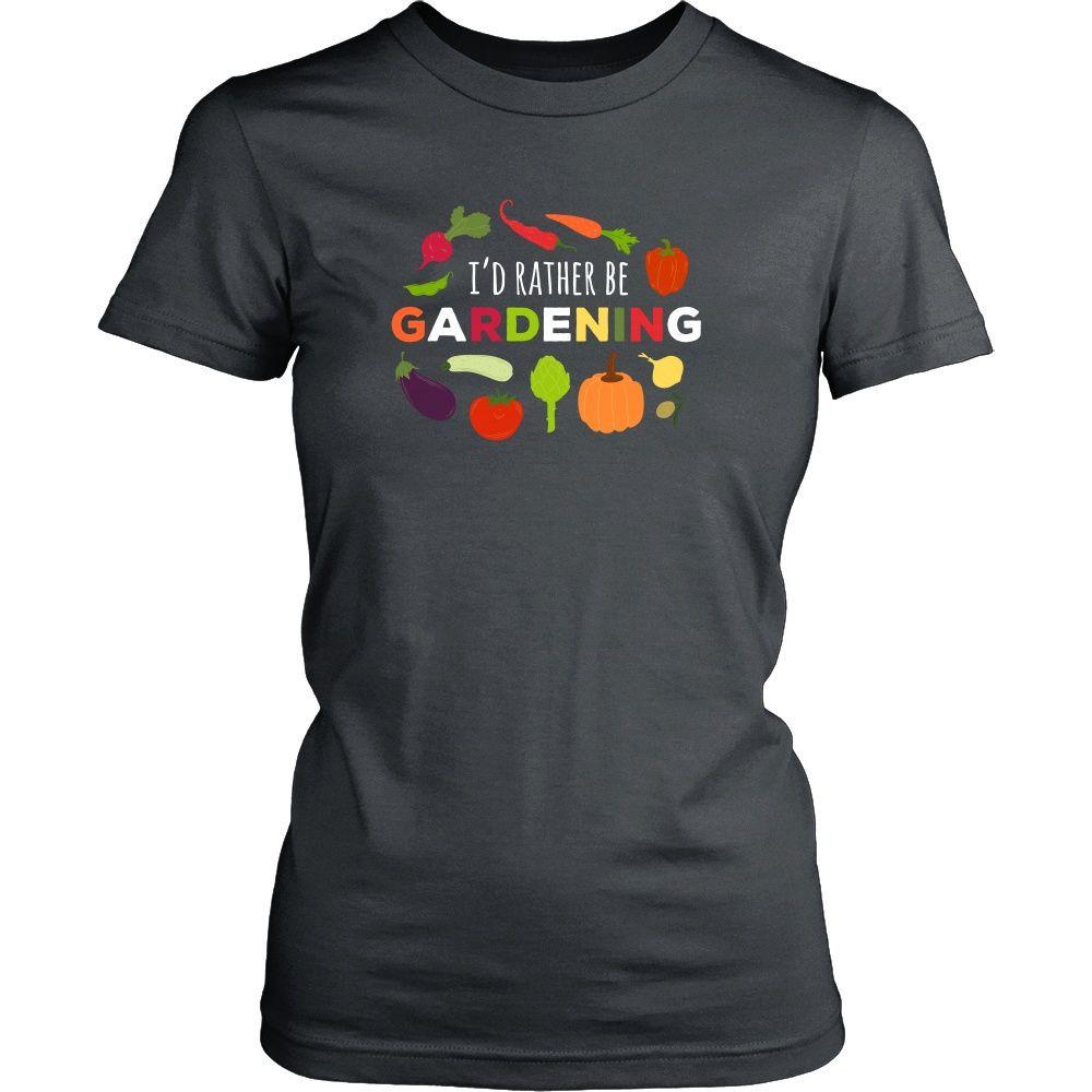 Gardening T Shirt - I'd rather be Gardening-T-shirt-Teelime | shirts-hoodies-mugs