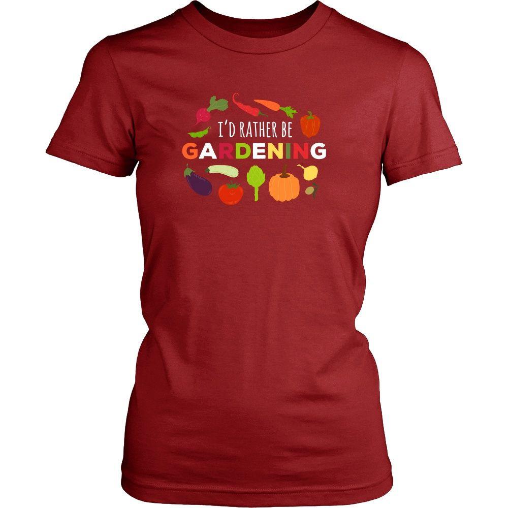 Gardening T Shirt - I'd rather be Gardening-T-shirt-Teelime | shirts-hoodies-mugs