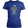 General Manager Shirt - 49% General Manager 51% Badass Profession-T-shirt-Teelime | shirts-hoodies-mugs