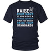 General Manager Shirt - Raise your hand if you love General Manager, if not raise your standards - Profession Gift-T-shirt-Teelime | shirts-hoodies-mugs