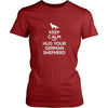 German shepherd Shirt - Keep Calm and Hug Your German shepherd- Dog Lover Gift-T-shirt-Teelime | shirts-hoodies-mugs