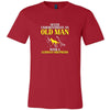 German shepherd Shirt - Never underestimate an old man with a German shepherd Grandfather Dog Gift-T-shirt-Teelime | shirts-hoodies-mugs