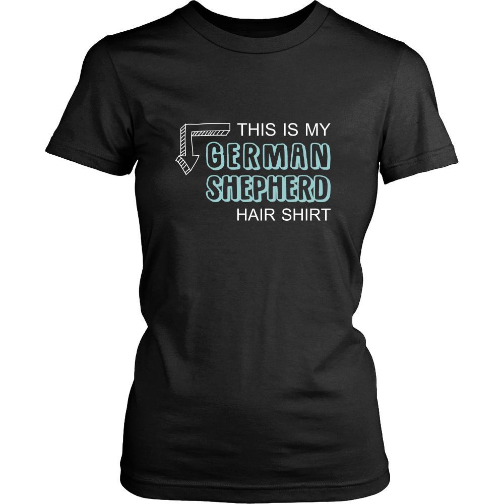 German shepherd Shirt - This is my German shepherd hair shirt - Dog Lover Gift-T-shirt-Teelime | shirts-hoodies-mugs