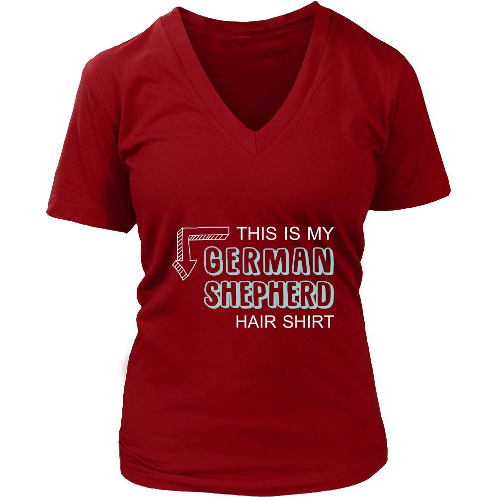 German shepherd Shirt - This is my German shepherd hair shirt - Dog Lover Gift-T-shirt-Teelime | shirts-hoodies-mugs
