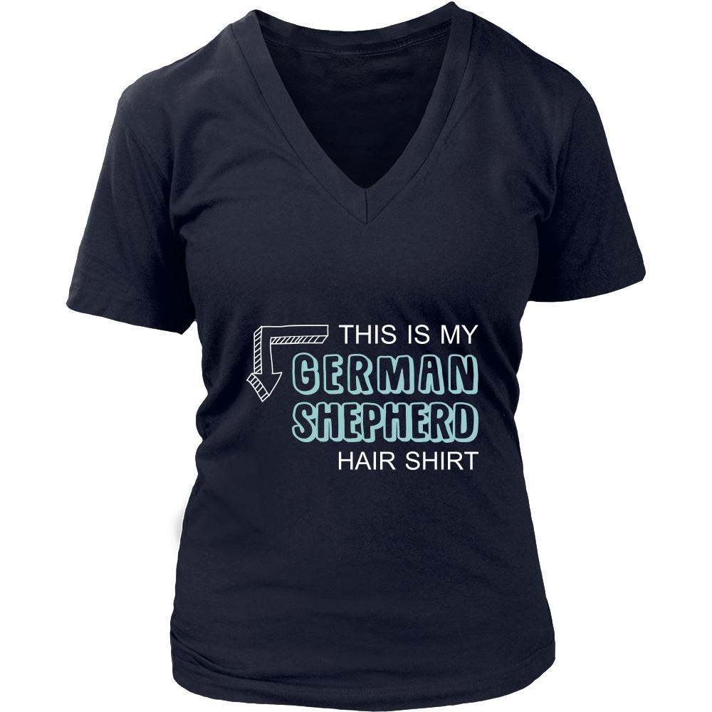 German shepherd Shirt - This is my German shepherd hair shirt - Dog Lover Gift-T-shirt-Teelime | shirts-hoodies-mugs