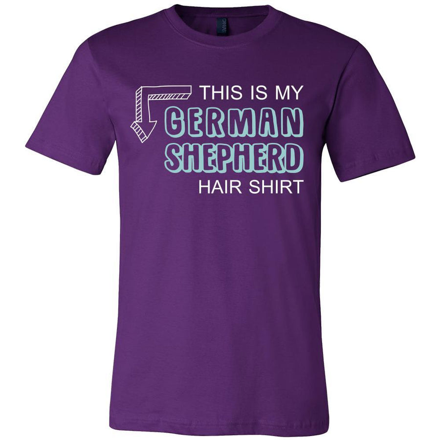 German shepherd Shirt - This is my German shepherd hair shirt - Dog Lover Gift-T-shirt-Teelime | shirts-hoodies-mugs