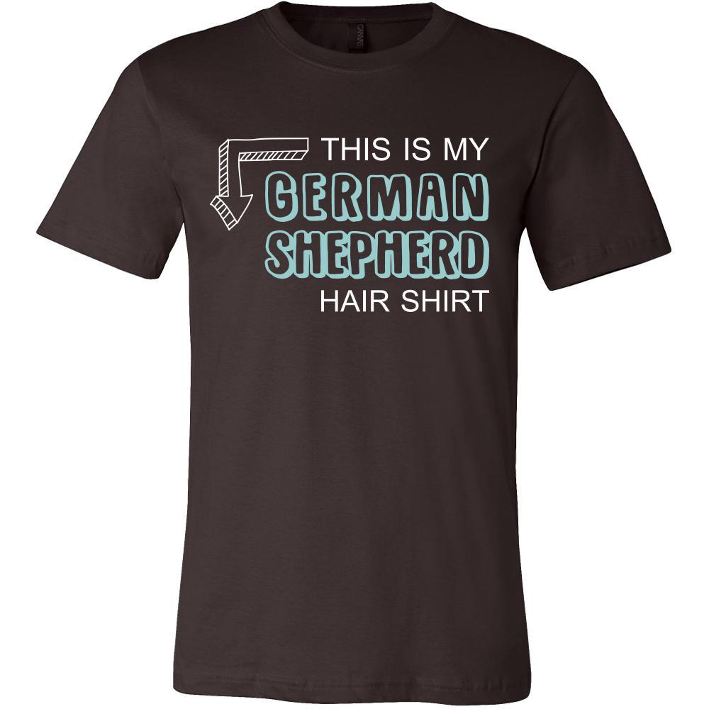 German shepherd Shirt - This is my German shepherd hair shirt - Dog Lover Gift-T-shirt-Teelime | shirts-hoodies-mugs