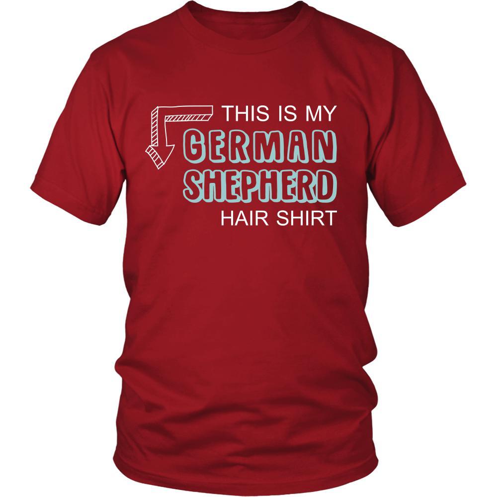 German shepherd Shirt - This is my German shepherd hair shirt - Dog Lover Gift-T-shirt-Teelime | shirts-hoodies-mugs