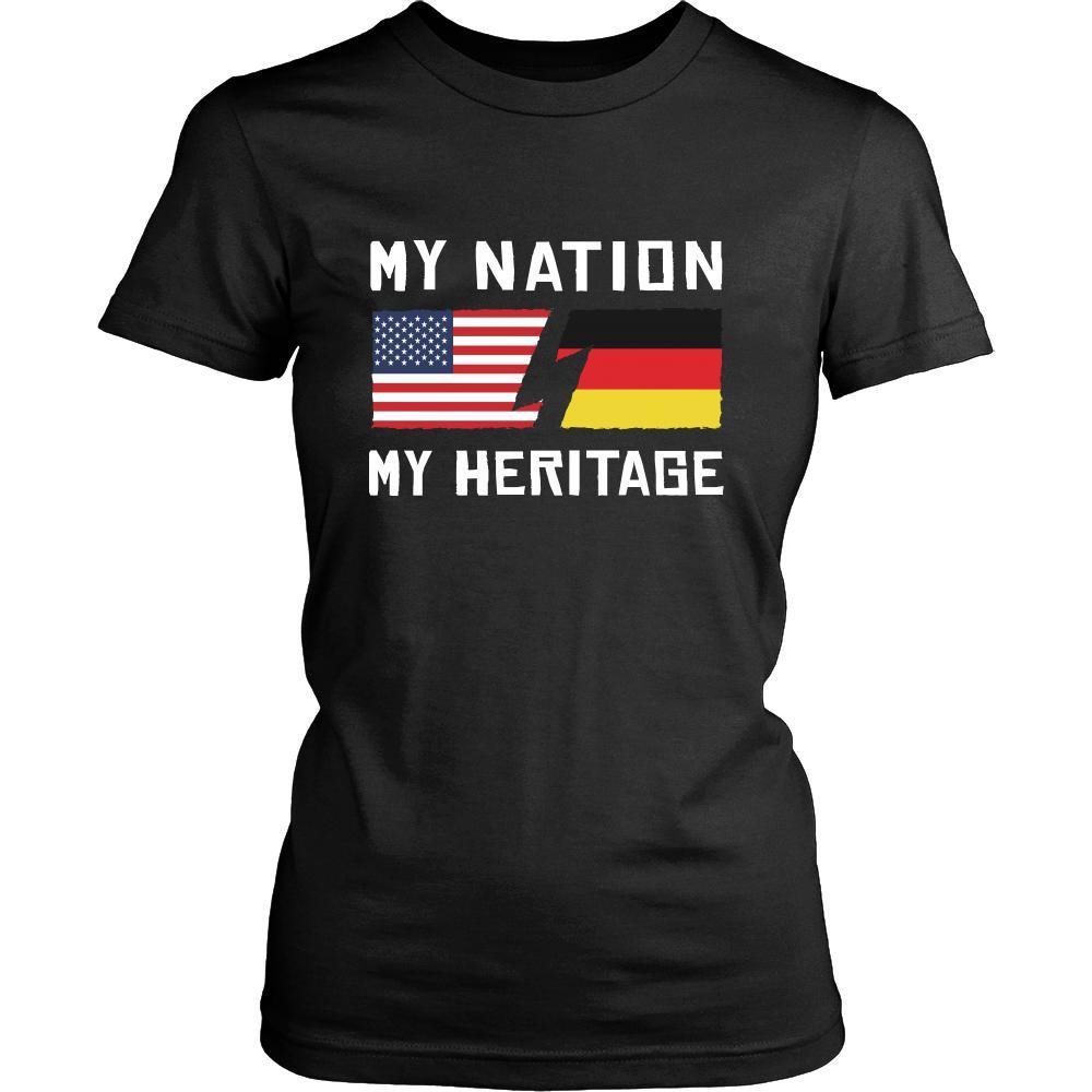 German Shirt - My Nation - My Heritage - Native Roots Gift-T-shirt-Teelime | shirts-hoodies-mugs