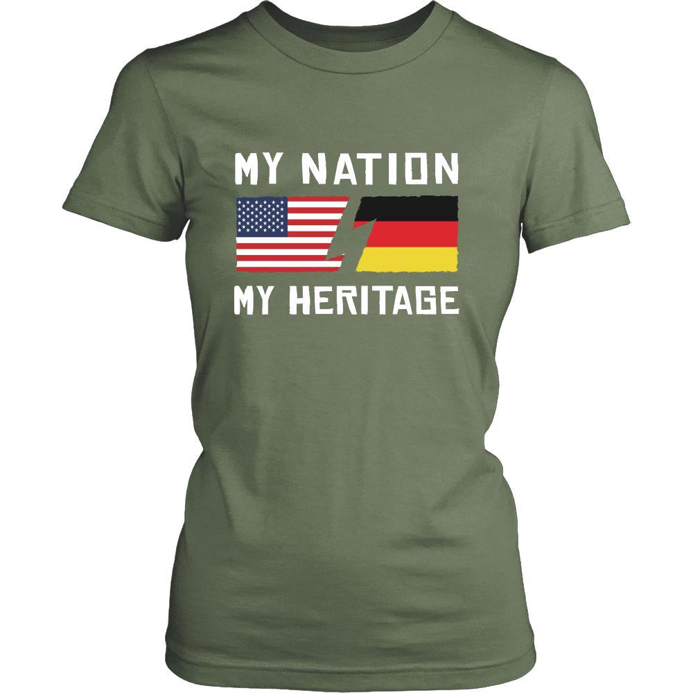 German Shirt - My Nation - My Heritage - Native Roots Gift-T-shirt-Teelime | shirts-hoodies-mugs