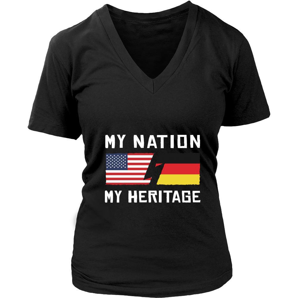 German Shirt - My Nation - My Heritage - Native Roots Gift-T-shirt-Teelime | shirts-hoodies-mugs