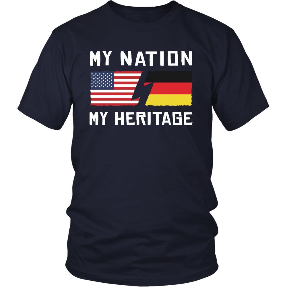 German Shirt - My Nation - My Heritage - Native Roots Gift-T-shirt-Teelime | shirts-hoodies-mugs