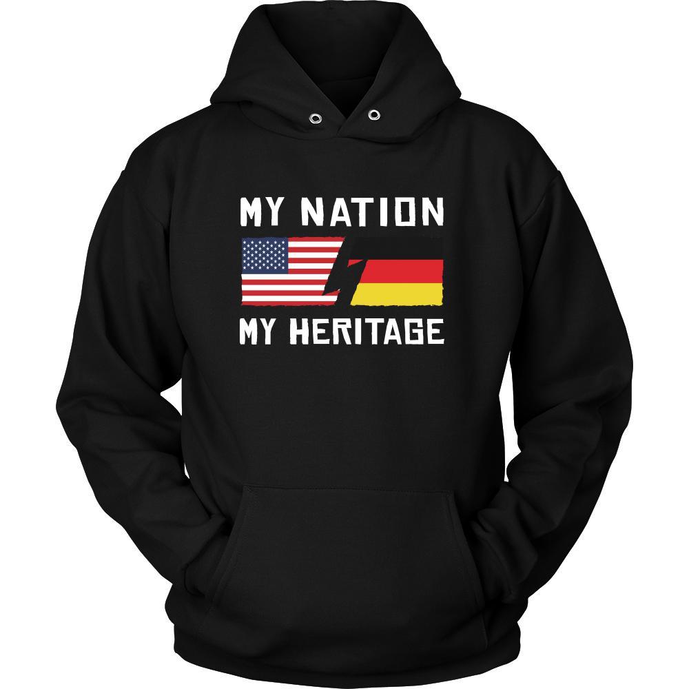 German Shirt - My Nation - My Heritage - Native Roots Gift-T-shirt-Teelime | shirts-hoodies-mugs