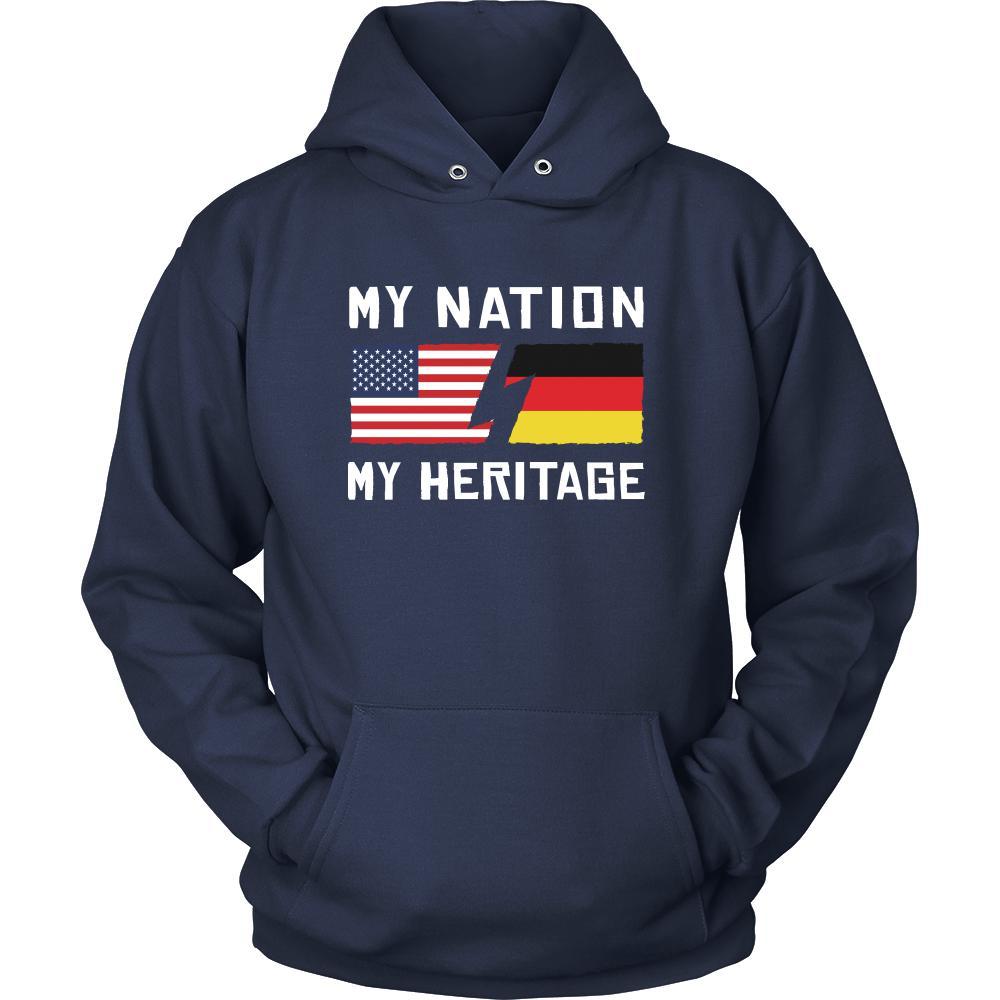 German Shirt - My Nation - My Heritage - Native Roots Gift-T-shirt-Teelime | shirts-hoodies-mugs