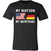 German Shirt - My Nation - My Heritage - Native Roots Gift-T-shirt-Teelime | shirts-hoodies-mugs